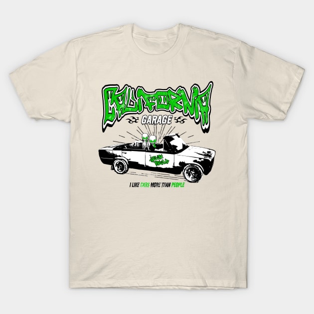 California Garage T-Shirt by Riczdodo